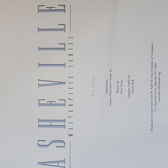 ASHEVILLE masterpiece series book - Picture 4 of 4